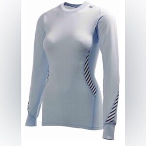 Helly Hansen M Light Blue Long Sleeve Shirt